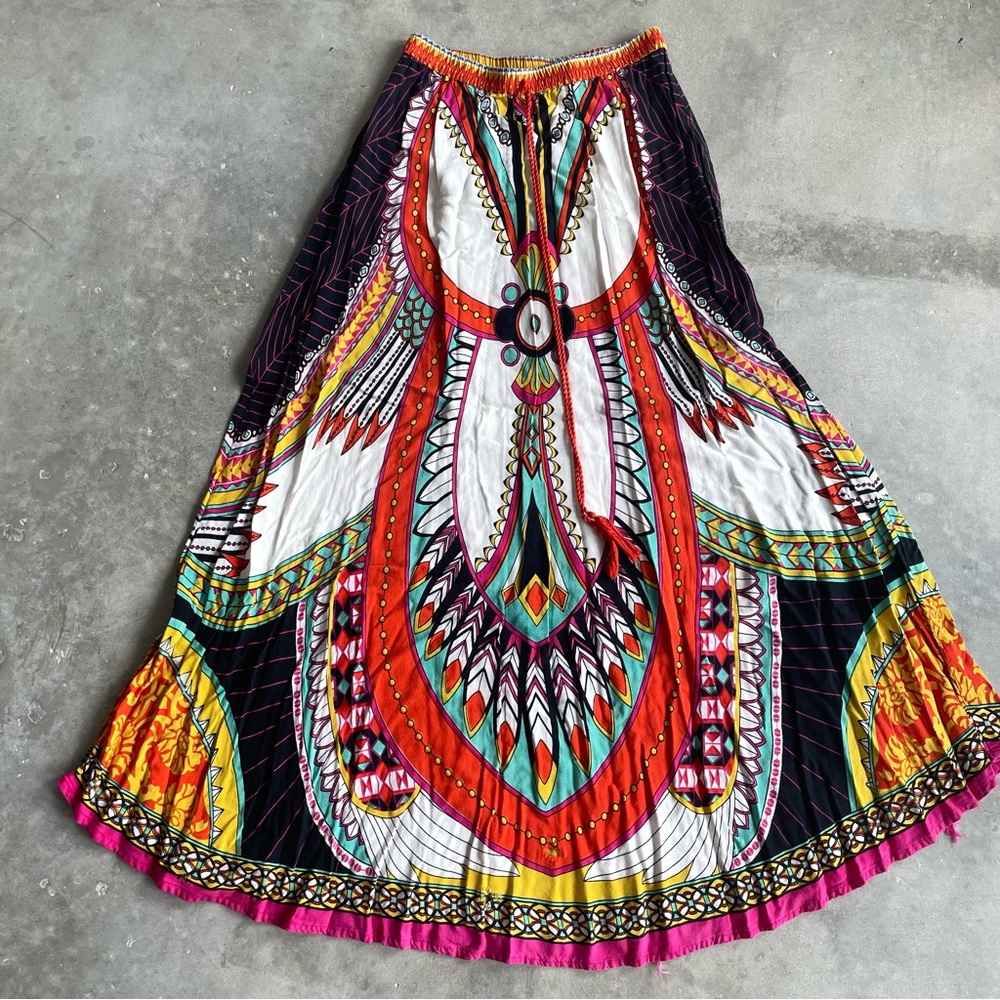 Graphics Maxi Skirt